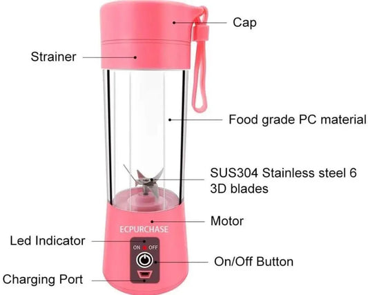 Portable Electric Juicer Blender