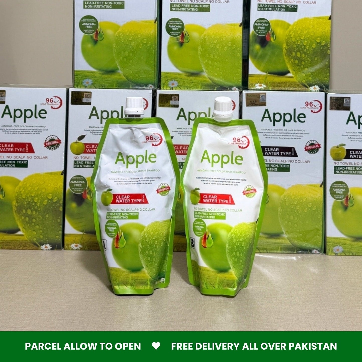 Apple Hair Color | Original | Ammonia-Free | 2x 500ML