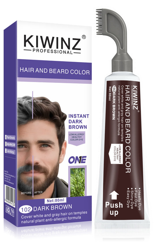 Kiwinz Professional Hair & Beard Color Tube - 80ML