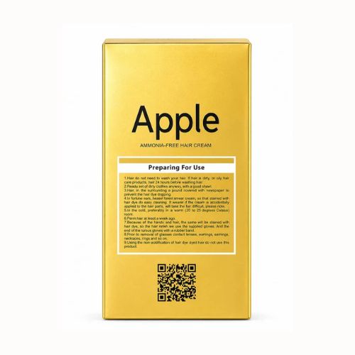 GOLD Apple Ammonia-Free Hair Color 500MLX2 (1000ML)